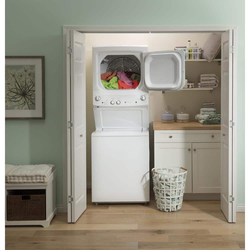 Model #GUD27ESSMWW GE 3.8-cu ft Top Load Washer and Electric 5.9-cu ft Dryer