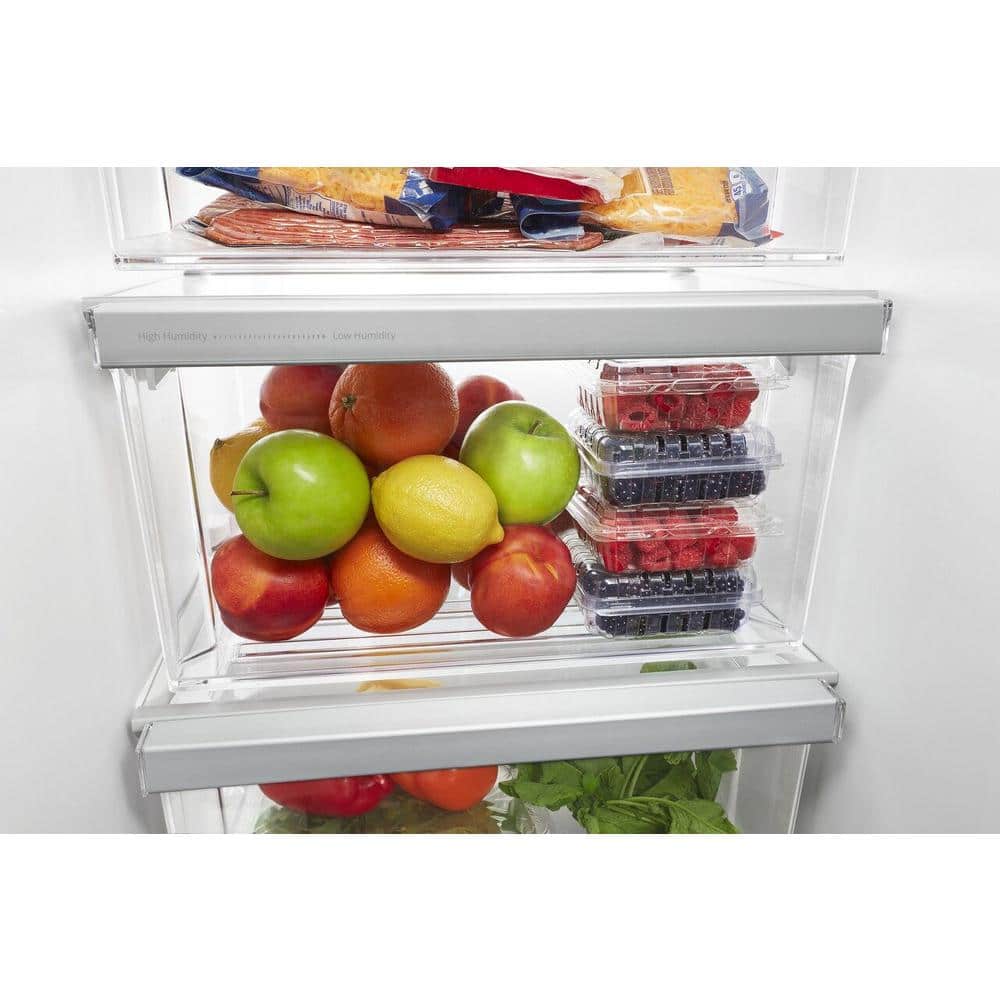 Model #WRS321SDHZ Whirlpool In Door Can Caddy 21.4-cu ft Side-by-Side Refrigerator with Ice Maker, Water and Ice Dispenser (Fingerprint Resistant Stainless Steel)