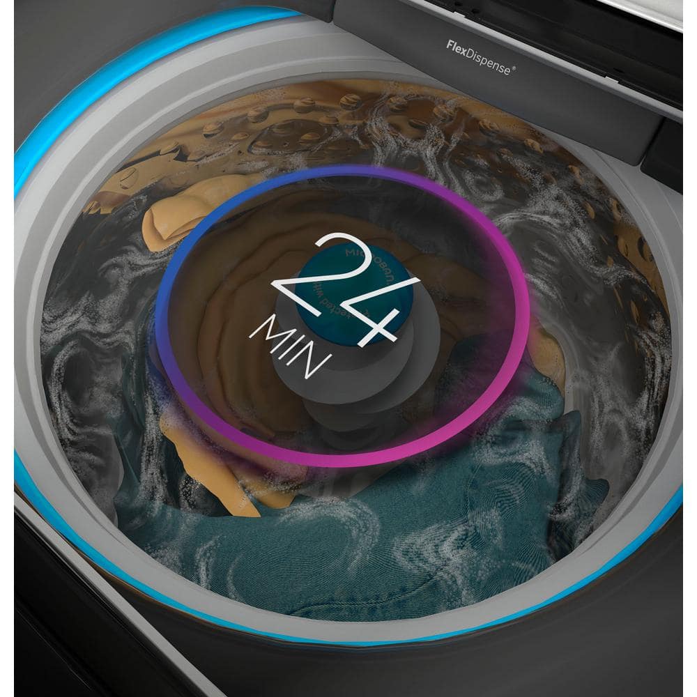 Model #PTW600BSRWS GE Profile 5.0-Cu. Feet High Efficiency Impeller Smart Compatible Top-Load Washer ( White ) ENERGY STAR