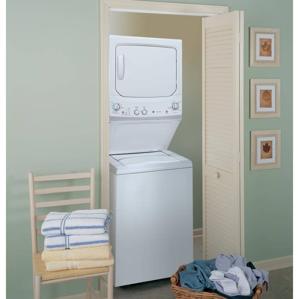 Model #GUD27ESSMWW GE 3.8-cu ft Top Load Washer and Electric 5.9-cu ft Dryer