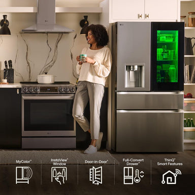 Model #LF29S8365S LG Standard-Depth InstaView MyColor 28.6-Cu
