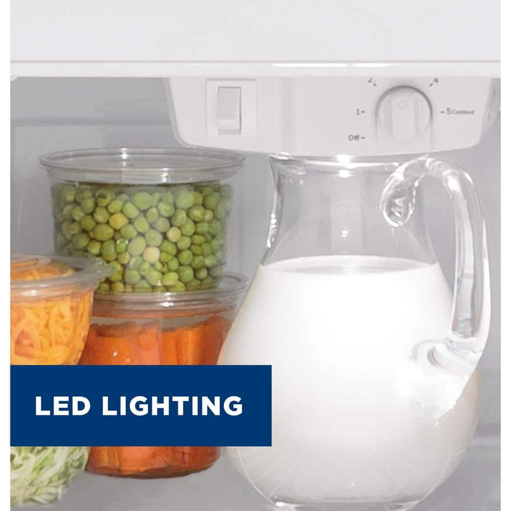 Model #GIE18GSNRSS GE 17.5-cu ft Top-Freezer Refrigerator with Ice Maker (Stainless Steel) ENERGY STAR