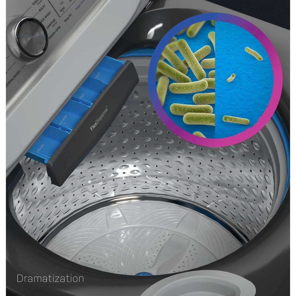 Model #PTW600BSRWS GE Profile 5.0-Cu. Feet High Efficiency Impeller Smart Compatible Top-Load Washer ( White ) ENERGY STAR