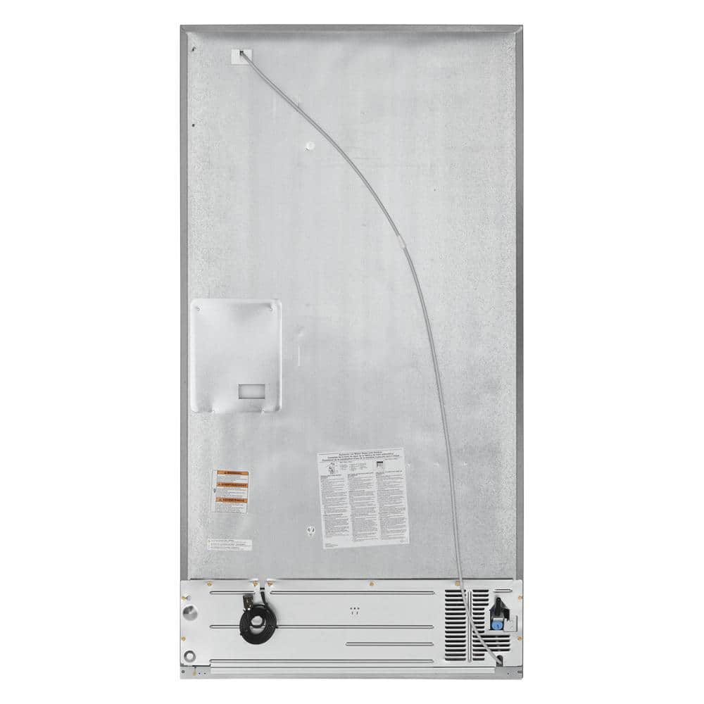 Model #WRF767SDHZ Whirlpool Standard-Depth 26.8-Cu. Feet 3 -Door French Door Refrigerator with Dual Ice Maker with water and Ice dispenser ( Fingerprint Resistant Stainless Steel ) ENERGY STAR Certified