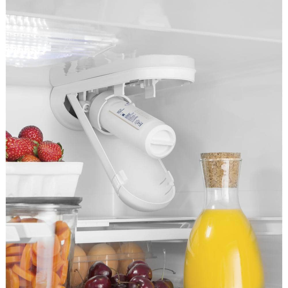 Model #GWE19JYLFSGE Counter-Depth 18.6-Cu. Feet 3 -Door French Door Refrigerator with Ice Maker with water dispenser ( Stainless Steel ) ENERGY STAR Certified