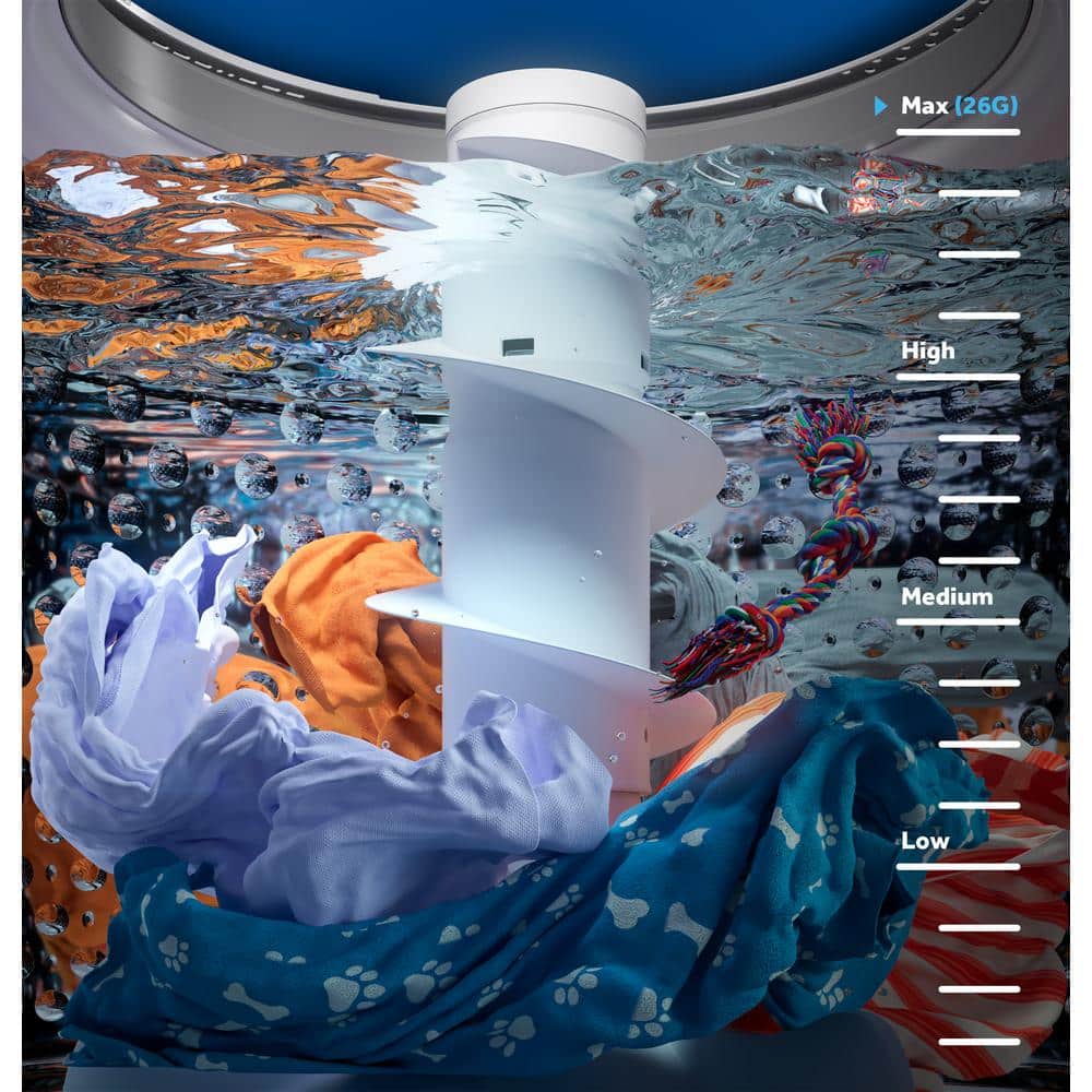 GTW485ASWWBGE 4.5-Cu. Feet High Efficiency Agitator Top-Load Washer ( White )