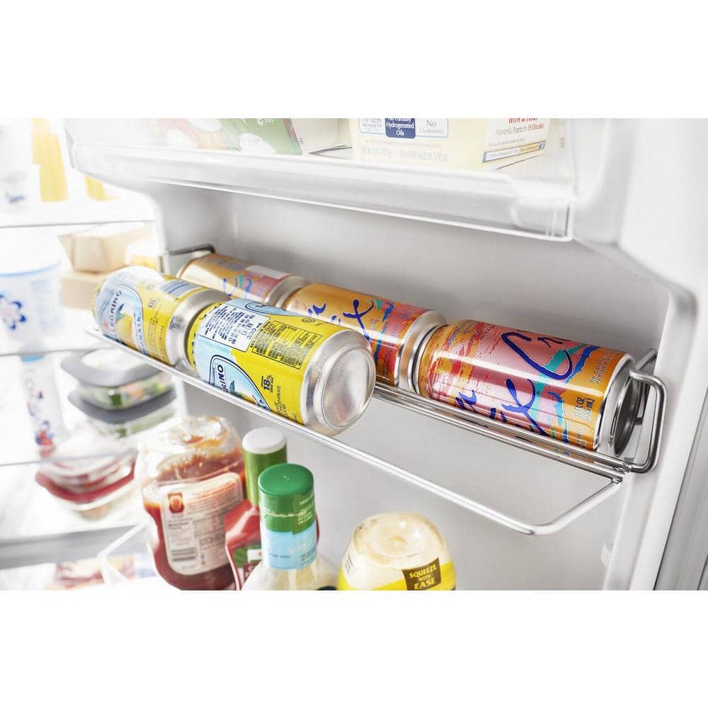 Model #WRS321SDHZ Whirlpool In Door Can Caddy 21.4-cu ft Side-by-Side Refrigerator with Ice Maker, Water and Ice Dispenser (Fingerprint Resistant Stainless Steel)