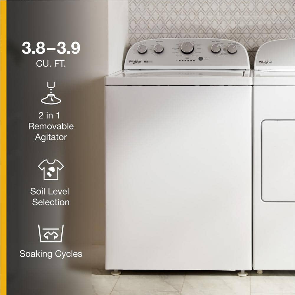 Whirlpool Deep Water Wash 3.5-Cu. Feet High Efficiency Agitator Top-Load Washer ( White )