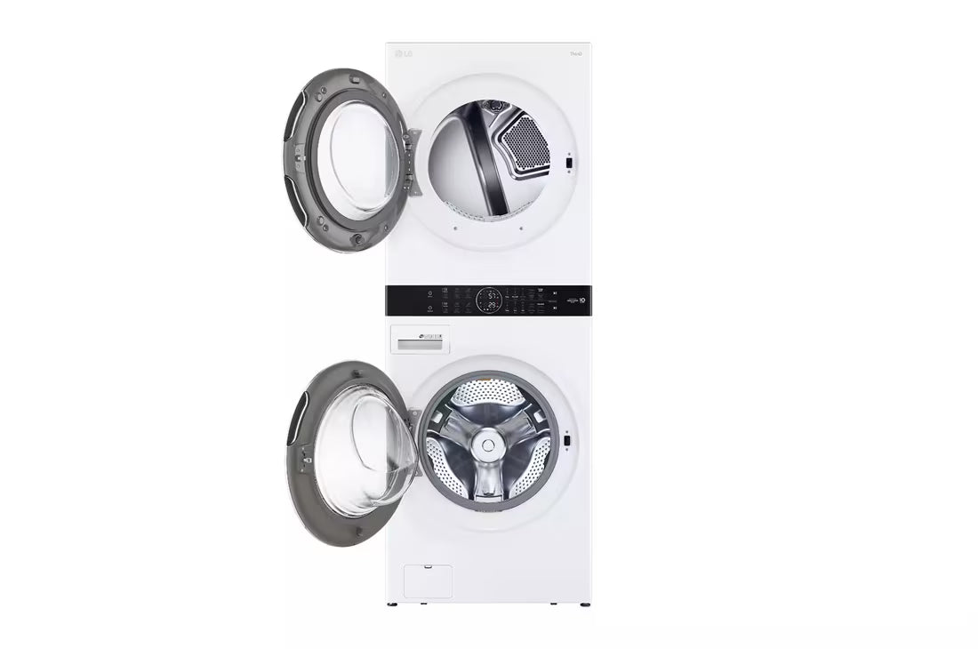 Model WKEX200HWA LG WashTower Stacked Laundry Center with 4.5-cu ft Front Load Washer and Electric 7.4-cu ft Dryer (ENERGY STAR)