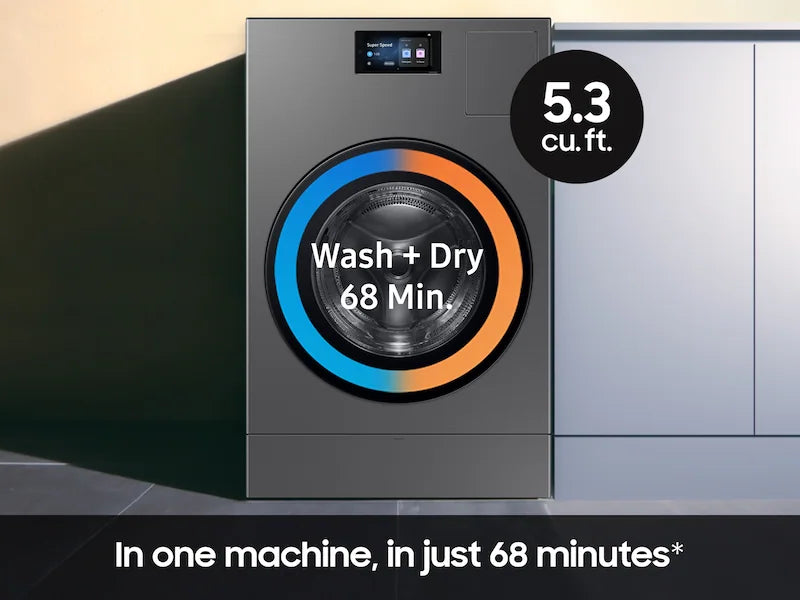 WD90F53AVSUS   Samsung Bespoke All-in-One Vented Washer & Dryer Combo