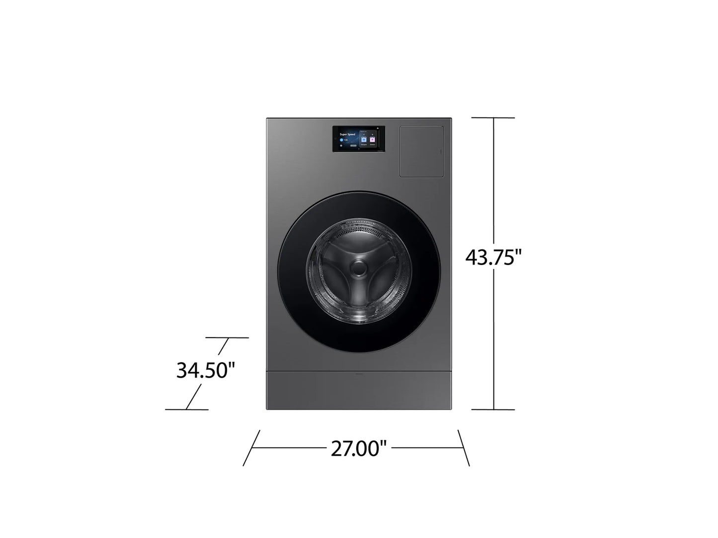 WD90F53AVSUS   Samsung Bespoke All-in-One Vented Washer & Dryer Combo